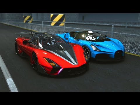 2022 SSC Tuatara Aggressor vs Bugatti W16 Mistral at Special Stage Route X