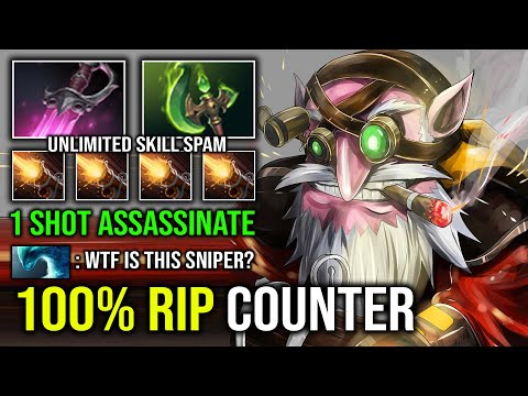 WTF 100% Anti Counter 1 Shot Assassinate with Khanda + Parasma Sniper Deleted Counter Dota 2