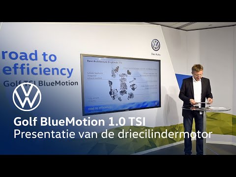 Presentatie driecilindermotor Golf BlueMotion 1.0 TSI