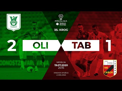35.krog: Olimpija - CB24 Tabor Sežana 1:2 ; Prva liga Telekom Slovenije 2019/2020