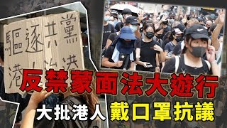 反禁蒙面法！港人號召發起全民蒙面遊行