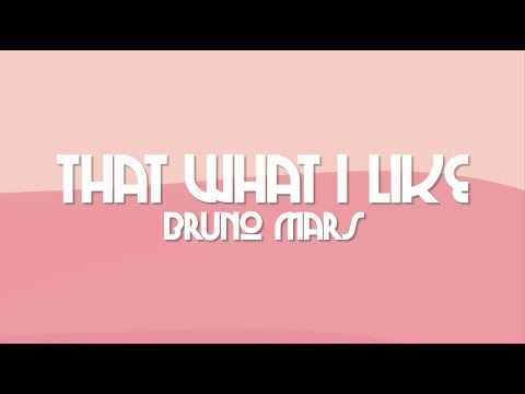 Bruno Mars - That's What I Like (Kinetic Lyrics Video)