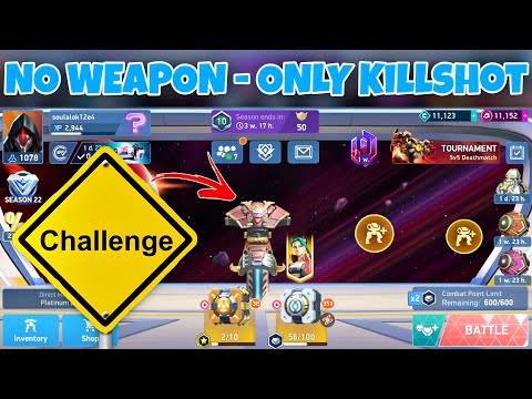 No Weapon - Only Killshot Challenge 😱 | CPC Match Gameplay - Mech Arena
