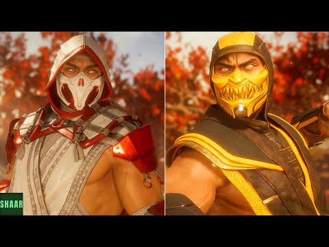Mortal Kombat 11 - Scorpion Vs Scorpion (Mirror Match) - All Intros Dialogues