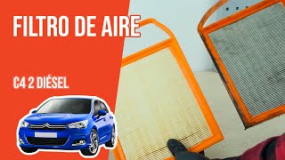 Youtube thumbnail of video "Cómo cambiar el filtro de aire Citroën C4 2 1.6 HDI 💨"