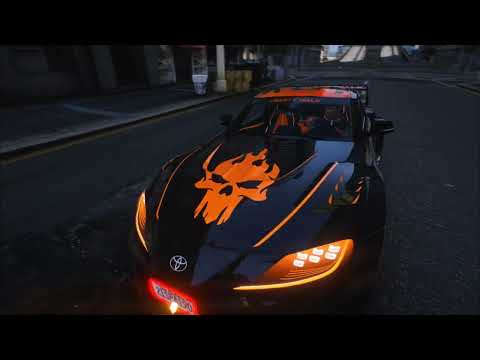 Toyota Supra A90 Liberty Walk Animated Lights Twin Turbo