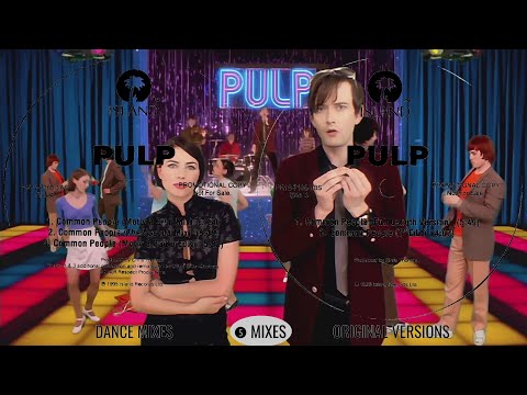 PULP 💃🛒🕺🛒💃 "COMMON PEOPLE" (X5 DANCE MIXES) Electronic Britpop Euro House Rock Dance 12'' Remix '90s