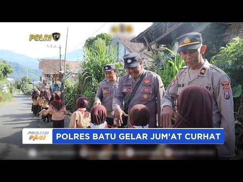 POLRES BATU GELAR JUM&rsquo;AT CURHAT