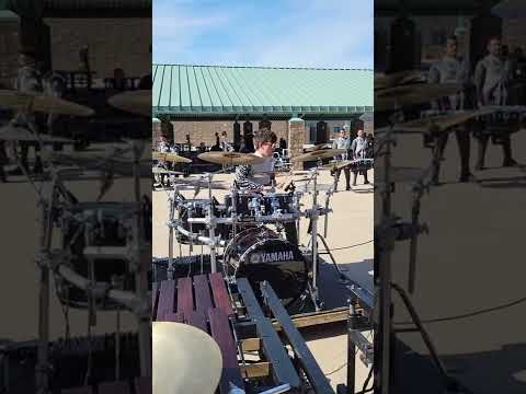 Show weekend vibes w/ Pulse Percussion. 👀 Nick Anoci made that look dangerously easy. ❤️‍🔥