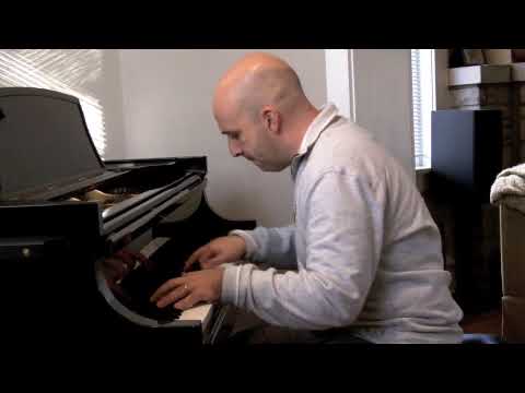 2 Minute Jazz Piano #13:  Bass Line Independence