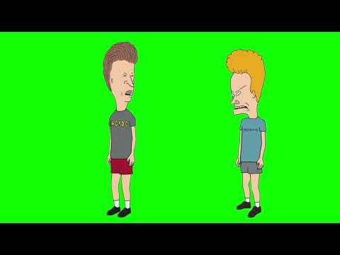 Beavis "this place sucks" Butt-Head "every other place sucks too" green screen