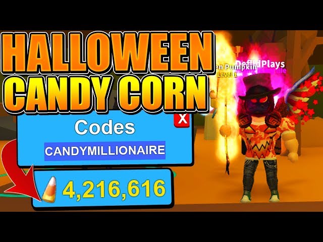 How To Get Free Candy Corn In Mining Simulator - roblox simulator halloween