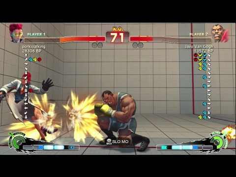 Wolfkrone [Viper] vs Javo Van Gogh [Balrog] SSF4 Ranked Matches - Xbox Live - TRUE-HD