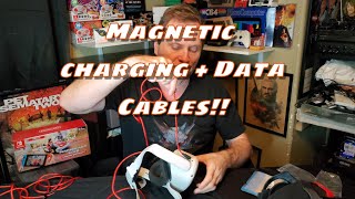 Digital Art Magnetic Charging/Data Cables (For Quest, Quest 2 and other devices)