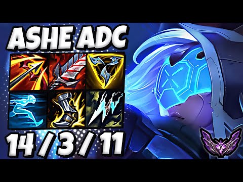 Ashe vs Ezreal ADC [ Triple Kill ] Lol Korea Master Patch 13.14 ✅