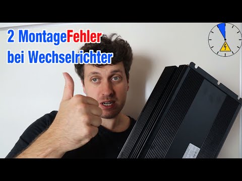 2 Montagefehler bei Wechselrichter, die die Lebensdauer und Leistung reduzieren bei PV Anlagen