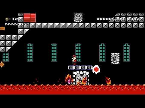 Ultimate Thwomp's Headquarter. by ★Saiyajin★ 🍄 Super Mario Maker 2 ✹Switch✹ #azw