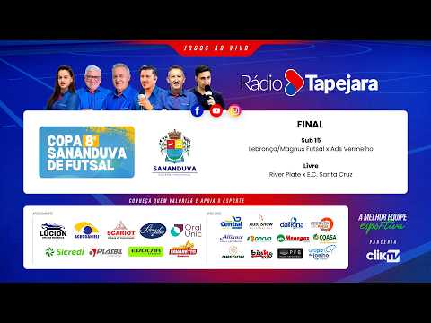 FINAL - 8ª COPA SANANDUVA DE FUTSAL 2026🔴🔵⚽