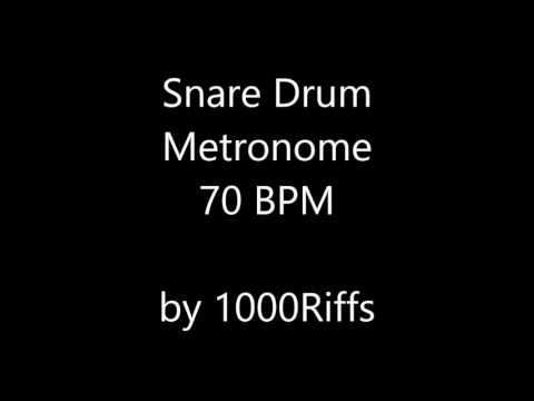 Snare Drum Metronome 70 BPM