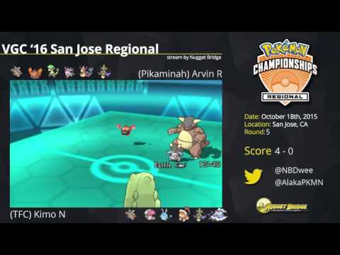 VGC'16 San Jose Regional Round 5 - Kimo N. (TFC) vs Arvin R. (PikeMinah)