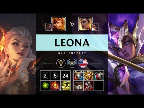 Leona Support vs Rell - NA Challenger Patch 25.19
