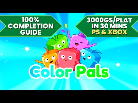 Color Pals - 100% Walkthrough Guide (4000GS/Platinum in 30 Mins)