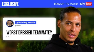 Virgil Van Dijk’s 19 Questions with Gary Neville | Overlap Xtra video