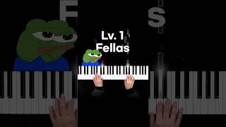 Cover art for 4 Levels of FELLAS🎹🗣️🔥👬 #shorts