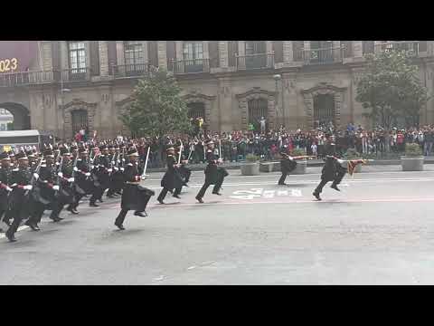 Desfile Militar México 16/09/23 Desfogue de la Plaza
