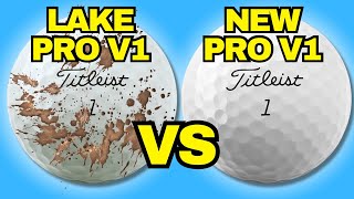 Cutting Open New Pro V1 vs Lake Titleist Pro V1 (What’s Inside?) 🏌️♂️