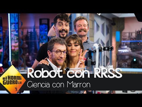 Marron descubre el robot que te lleva las redes sociales - El hormiguero 3.0