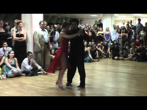  Sebastian Arce  and  Mariana Montes  are  dancing  to  the  tango  "  Sentimiento Gaucho  "