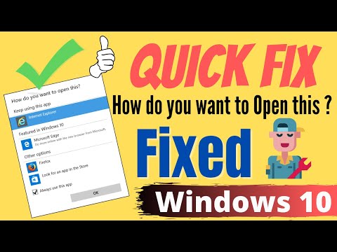 How Do You Want To Open This File Windows 10 FIX ( 2025 )
