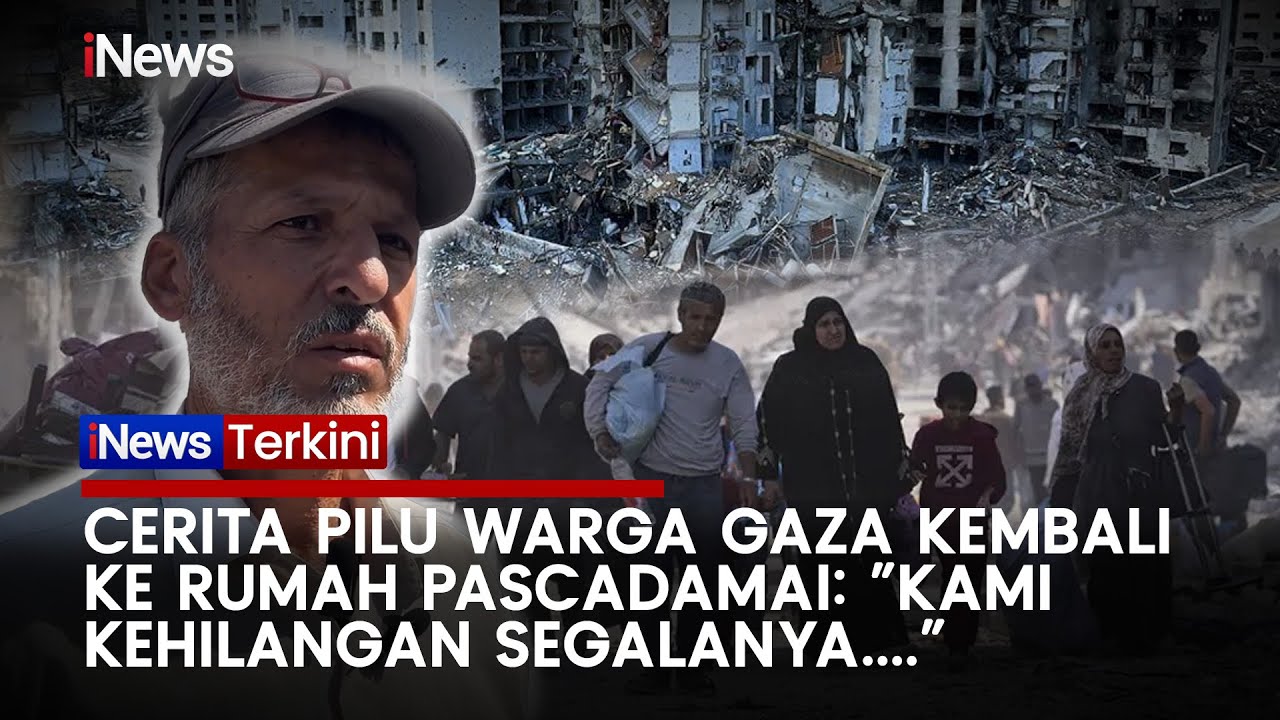 Tangis Haru Warga Gaza Pulang ke Rumah Meski Kini Tersisa Puing-Puing | iNews Terkini (11/10)