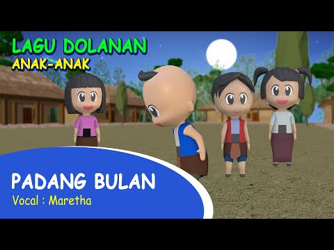 Lagu Dolanan Anak-Anak | Padang Bulan | Maretha | Animasi