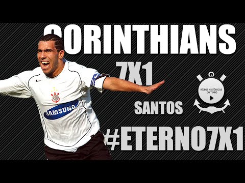 Corinthians 7 x 1 Santos - Brasileirão 2005