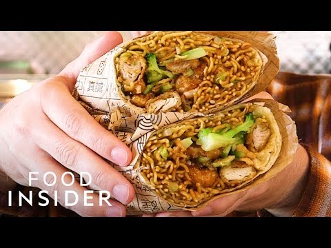 We Tried The Secret Orange Chicken Burrito From Panda...