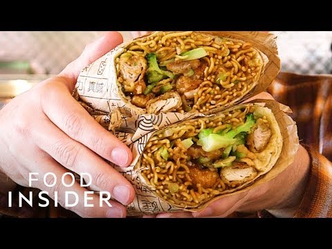 We Tried The Secret Orange Chicken Burrito From Panda Express Video