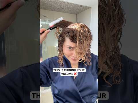 2 WAYS TO USE YOUR BRUSH FOR ROOT VOLUME ON CURLY HAIR