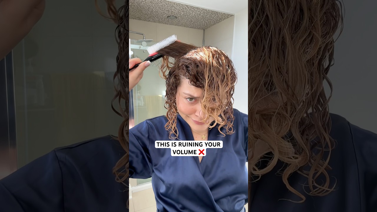 2 WAYS TO USE YOUR BRUSH FOR ROOT VOLUME ON CURLY HAIR