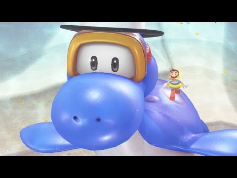 Super Mario Odyssey - All Lake Kingdom Power Moons