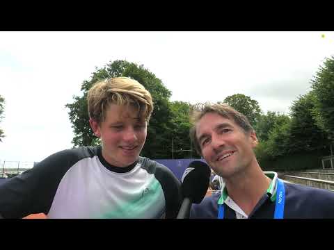 Intervju med Max Dahlin efter ATP-debuten i Båstad