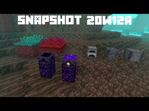 Snapshot Minecraft 20w12a - Respawn dans le nether, Basalt Polie