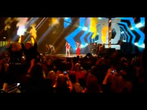 One Direction and JLS in the X factor(UK)