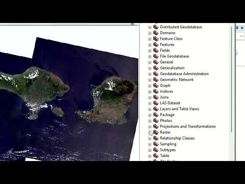 Tahapan Mosaic Citra pada aplikasi ArcMap 10.8