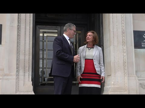 UK Prime Minister Starmer meets new Welsh First Minister Morgan | AFP