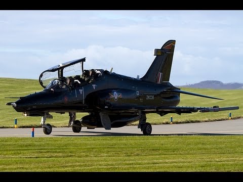 BAE Systems Hawk T2 (ZK016) departs RAF Valley (EGOV/VLY)