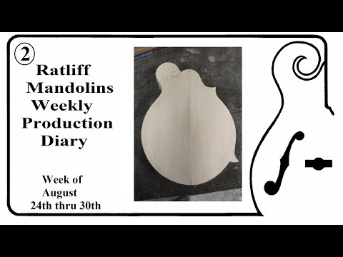 Episode 2)  - Ratliff Mandolins Weekly Production Diary