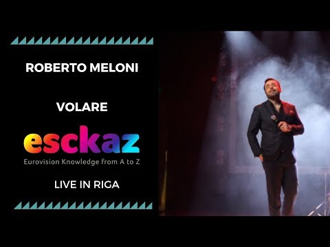 ESCKAZ in Riga: Roberto Meloni "Volare" (at Eurovision PreParty Riga)