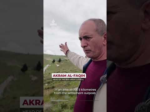 Palestinians flee tear gas as Israeli settlers arrive in occupied West Bank | AJ #shorts